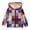 Multicolour, variant on Jacket for Girls 2025 Boys Winter Plaid Print Tie-dye Color Block Fleece Lined Zipper Hooded Outerwear Coats Size 3-4 Years