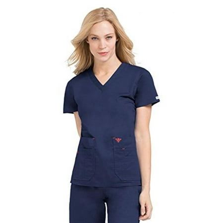 Med Couture - Med Couture Flex-It Scrub Top with Stretch Back Panel ...