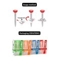 thumbnail image 3 of 4 PCS Golf 10 Degrees Plastic Ball Tees Increase the Distance Speed More Resistant to Play black, 3 of 6