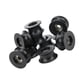 thumbnail image 5 of 10Pcs Roller Bearing Deep UShaped Groove Nylon Coated Pulley Guide Rail Wheel 608ZZ, 5 of 5