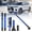 Blue, variant on Nuovoware 60" Ice Scraper and Extendable Snow Brush for Car Windshield, 5 in 1 Adjustable Snow Removal Tools with 270° Pivoting Brush Head for Car Auto Truck SUV, Blue