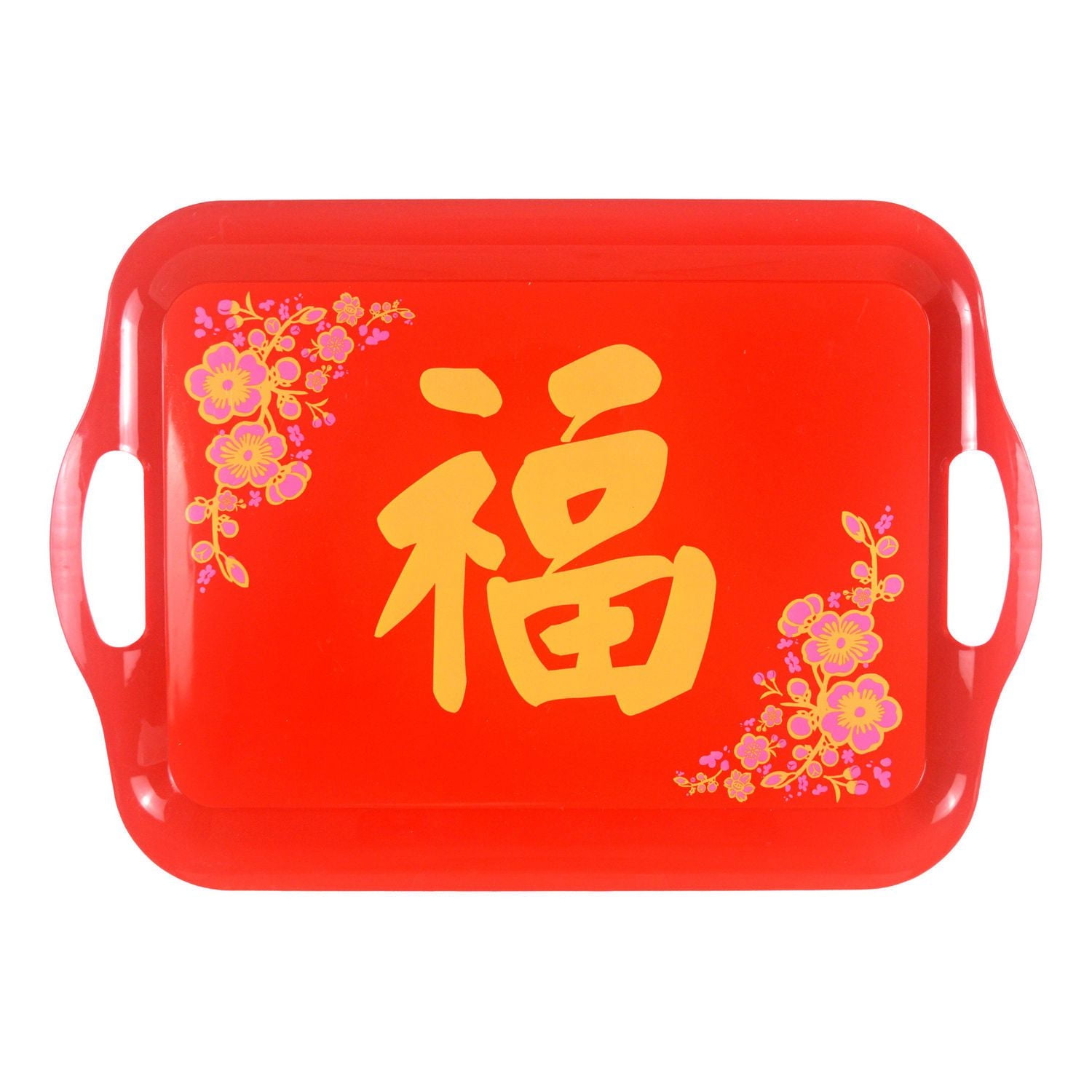 Rectangular Tray with Handle - Luck