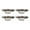 Silver, variant on Vintage Decorative Handles for Cabinets Retro Drawer Ring Pulls Pack of 4