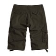 thumbnail image 4 of Matchstick Men's Cotton Plain Slim Fit Cargo Shorts, 4 of 7