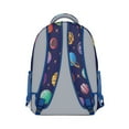 thumbnail image 3 of Galaxy Themed Student Backpack - Waterproof & Lightweight with Padded Shoulder Straps, Starry Night Sky Print for Teens, 3 of 6