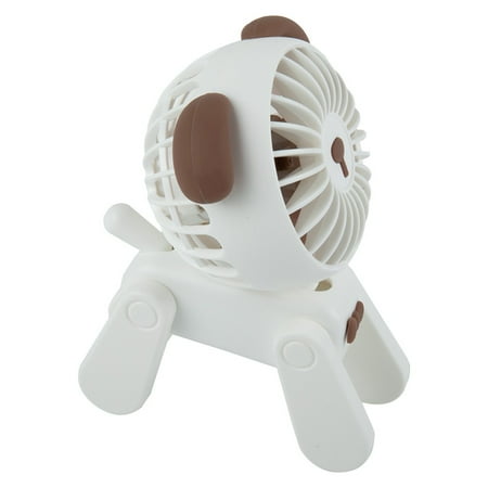 

Portable Rechargeable Small Desk Fan Cute Dog Shaped Deer Shaped Small Desk Fan