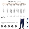 thumbnail image 3 of Men's Stretch Waist Jeans for Older Men Over 60 Comfort Casual Denim Pants Without Belt Blue 34, 3 of 9