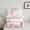Pink White C, variant on jejeloiu Letter A Monogrammed Bedding Comforter Set,Kawaii Cute Bowtie Twin Comforter Sets,Pink Bowknot Ribbon Bedding Set For Girls,Microfiber Room Decorative Reversible,2pcs