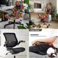 thumbnail image 2 of HELLHERO Cat Daisy Print Office Chair Cover Set, Protective Computer Office Chair Cover with Armrest Covers, Universal Desk Chairs Armrest Covers, Machine Washable, 2 of 6