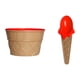 thumbnail image 3 of Naiovety Taza de helado para niños, postre para niños, regalos de helado, tazón de postre encantador, tazón de mezcla de PP con cuchara, juego de Mostrada gran rojo Naiovety HA001694-07, 3 of 6