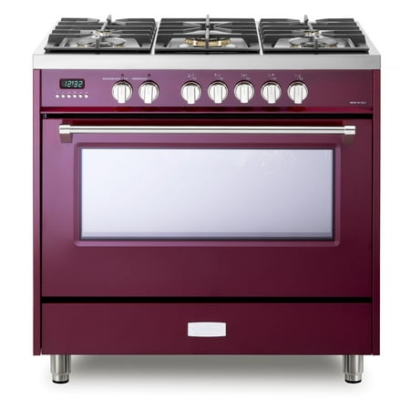 VERONA VDFSGE365BU 36" AND LARGER FREE STANDING GAS RANGE Black