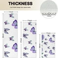 thumbnail image 4 of Purple Flower Butterfly Pattern Kitchen Rugs Sets Of 3,Kitchen Runner Rugs Non Skid Washable,Decorative Kitchen Floor Mats for Kitchen,Sink,Laundry,17"x30"+ 17"x47" + 17"x59", 4 of 6