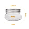 thumbnail image 2 of Mini Mason Jars Gljar 4oz With Lids(ideal For Jam Honey Wedding Favors Shower 40 Pack, 2 of 7