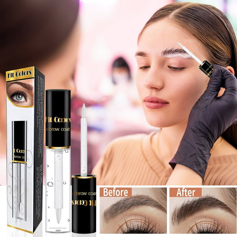 Kokovifyves Water Proofing , Sweat-proof Eyebrow Styling, Eyebrow Raincoat,Hold Makeup for A Long Time, 10ml, Size: One size, Clear