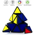 thumbnail image 3 of Pyraminx Cube Triangle Cube, Puzzle Pyramid Magic Cube 3x3 Sticker Cube Games Pyramid，JUN, 3 of 7