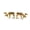 Gold, variant on HOARBOEG Set of 2 Purple Imitation Metal Deer Figurines, Small Entryway Table Decor, Modern Mantel Shelf Ornaments, 3.5in Plastic Statues, Holiday Gift for Teens