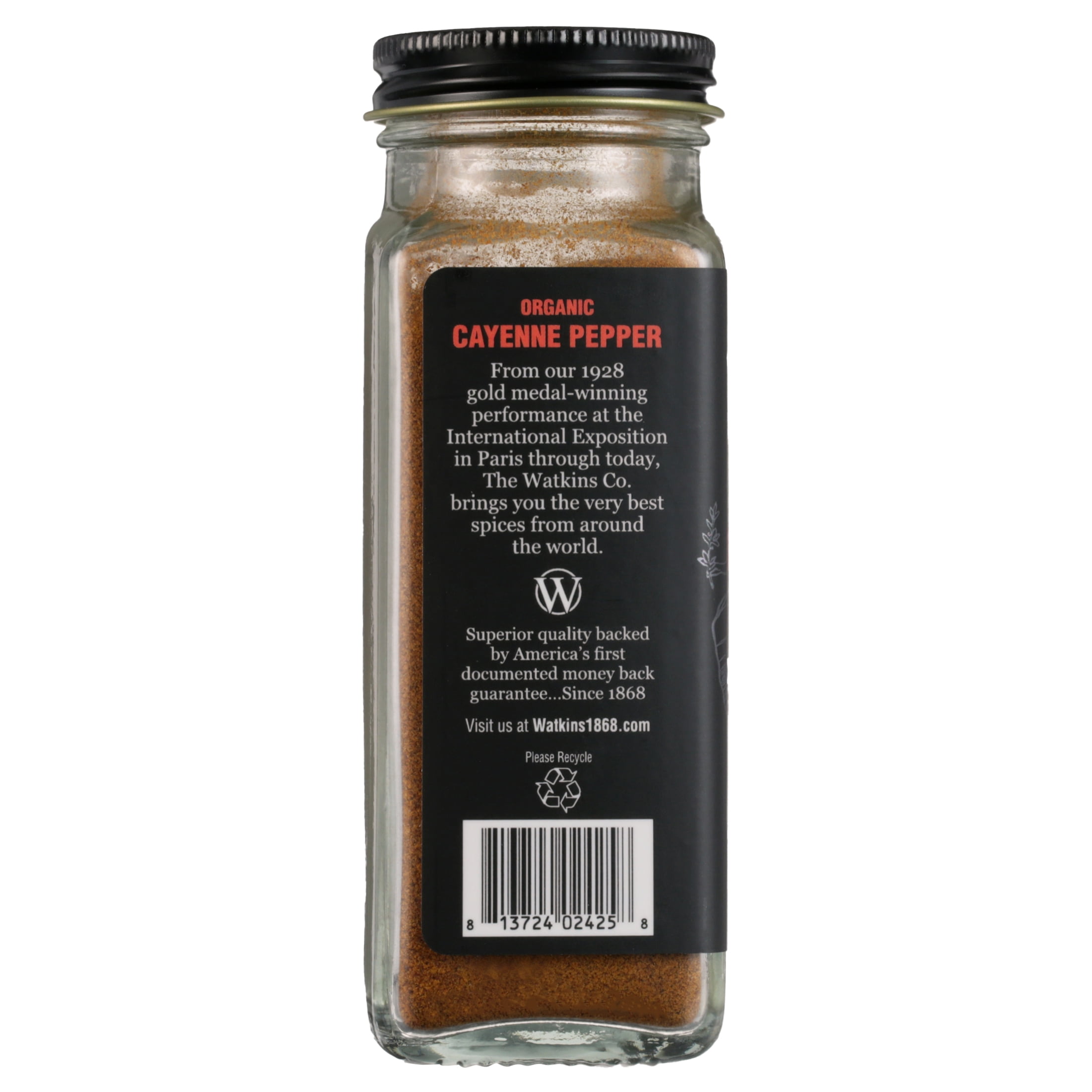 Trader Joe's Organic Cayenne Pepper Seasoning 1.8 oz, (51g) Spices