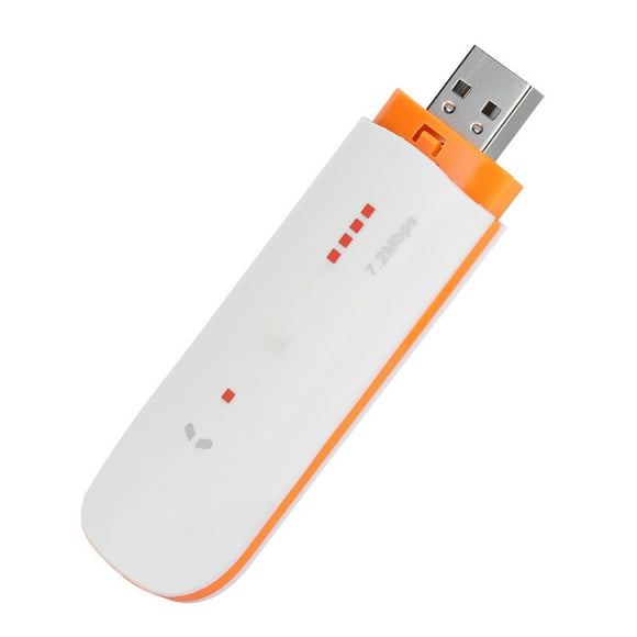 3G USB Dongle, 3G SIM Card Dongle, Plug & Play White With Indicator Light For OS X