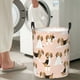 thumbnail image 5 of Fotbe Beagle Dog On Brown Cesto de Ropa con Asas, Cesto Impermeable de Gran Capacidad, Bolsa de Lavado para Dormitorio, Cesto de Ropa con Ruedas y Asas-Small, 5 of 6