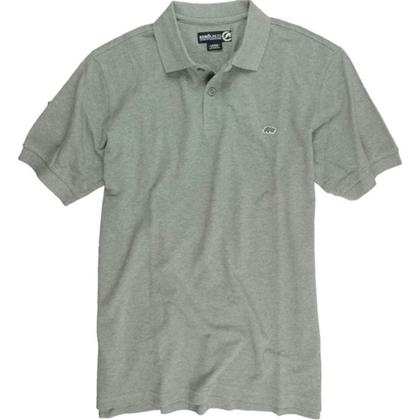 Ecko Unltd. Polo de rugby de color sólido Wallburner para hombre, gris, XXX-Large