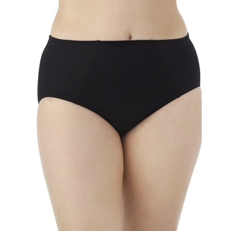 Women's Plus Flexible Fit Brief Panties - 4 Pack