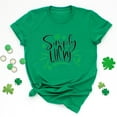 thumbnail image 4 of QIPOPIQ T-Shirts à Manches Courtes pour Femmes à Col Rond T-Shirts de la Saint-Patrick Hauts Shamrock T-Shirt Vert Chemise Chemise T-Shirts de la Saint-Patrick Tee T-Shirt T-Shirts Imprimés de Fête T-Shirts Graphiques Aubaines, 4 of 4