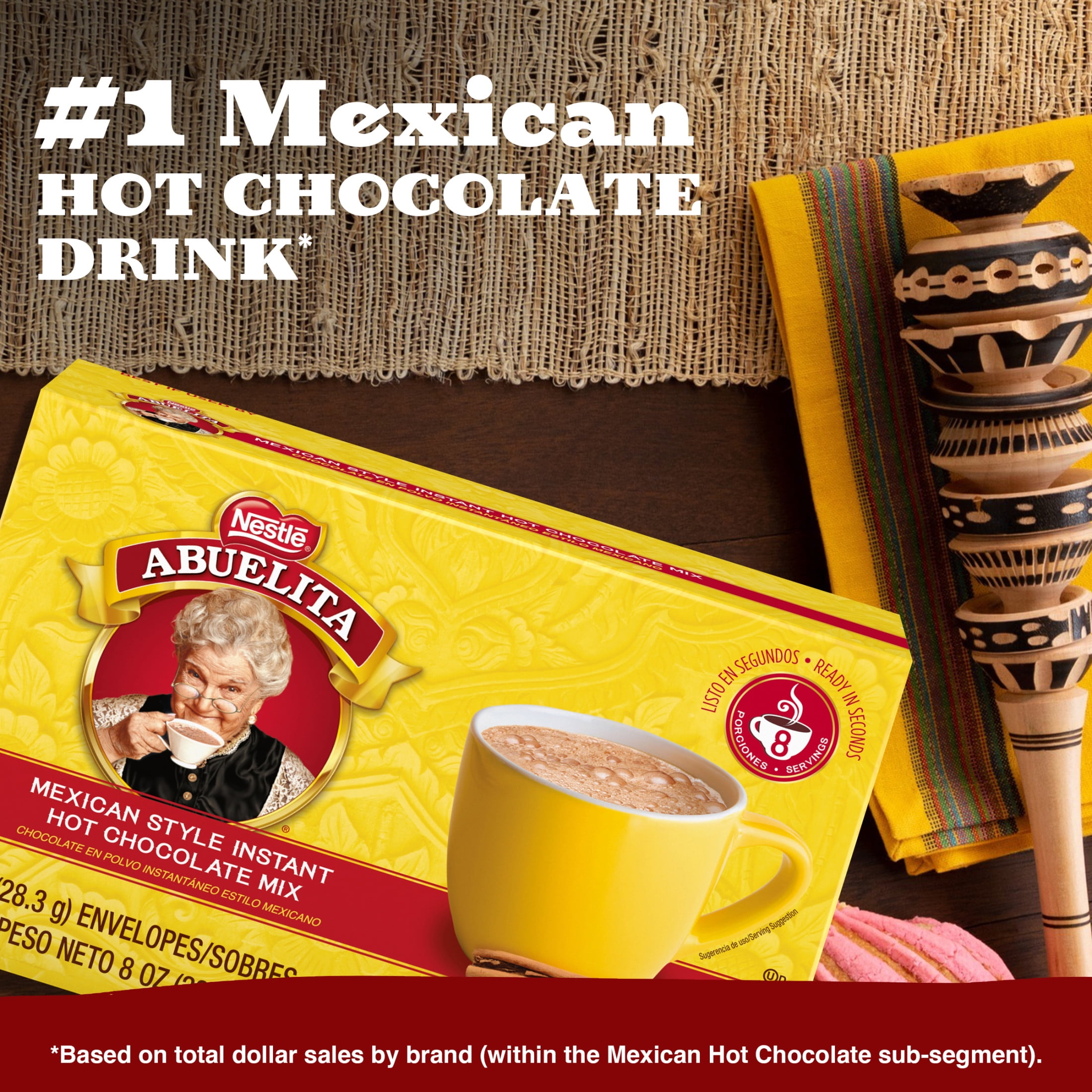 Nestle Abuelita Mexican Style Instant Hot Chocolate Drink Mix