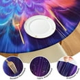 thumbnail image 4 of Colorful Tie Dye Burst Flower Pattern Round Fitted Tablecloth with Elastic Edge,Dining Table Cover Waterproof,Outdoor Round Tablecloth for Camping,Dining,Indoor and Outdoor, 4 of 7