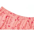 thumbnail image 5 of Beezizac Coral Cat Pajamas for Girls Modal Fiber Tee & Shorts Pj Set Tween Size 18, 5 of 7