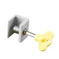 thumbnail image 2 of Cerraduras para ventanas corredizas perfke tapón de ventana con cerradura de tornillo de seguridad con llave un solo agujero, 2 of 9