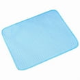 thumbnail image 2 of Medium Pet Cooling Mat Summer Ice Silk Comfort Pad 50x40cm Dog Cat Cooling Bed Mattress Gel-Infused Anti-Heat Pad for Medium Pets Sofa Bed Summer Essential, 2 of 3