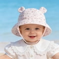 thumbnail image 6 of Splozh Toddler Beach Hat Baby Sun Hat Toddler Bucket Hats Summer Sun Protective Kids Beach Hats Wide Brim Outdoor Camping Hat for Boys Girls,Light Pink,3-12 Months, 6 of 6