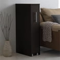 thumbnail image 2 of Baxton Studio Lindo 1 Pull Out Door Media Storage Cabinet in Brown, 2 of 6