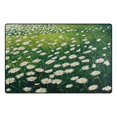 thumbnail image 2 of Field Of Daisies Soft Polyester Area Rug 31''x20'', Non Slip, Memory Foam, Water Absorbent, 2 of 7