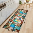 thumbnail image 3 of Harpily Square Printed Flannel Carpet Non Slip Carpet Bedroom Decoration, 3 of 3