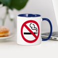 thumbnail image 4 of CafePress - No Smoking Mug - 11 oz Ceramic Mug - Novelty Coffee Tea Cup, 4 of 6