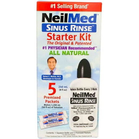 NeilMed Sinus Rinse Starter Kit - 1 each, Pack of 5