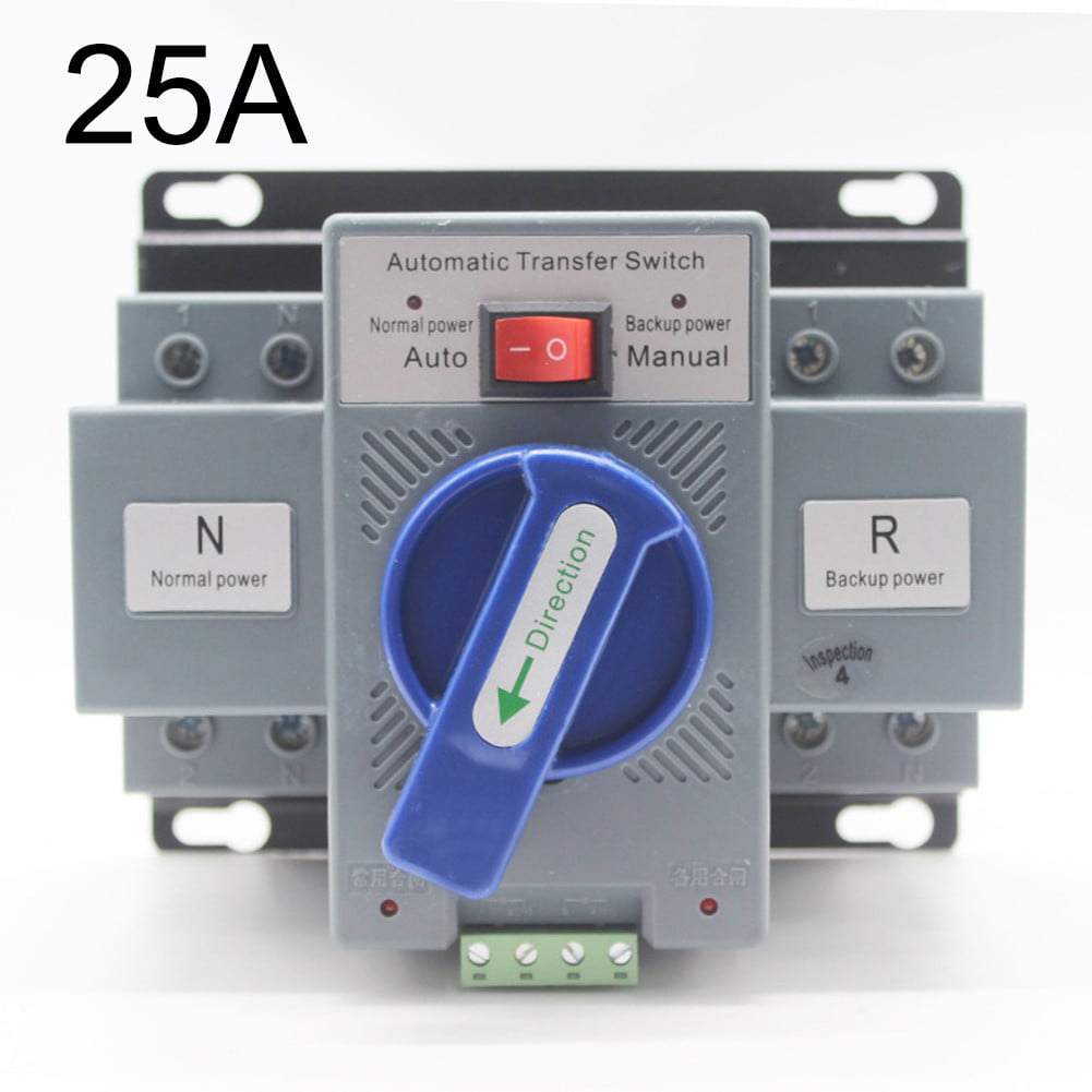 2P Dual Power Automatic Transfer Switch for Generator Changeover Switch  AC230V