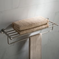 Kraus Bathroom Shelf 8.13" Towel Bar, Brushed Nickel