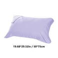 thumbnail image 3 of LHNFT Cooling Side Sleeper Pillow Cases - Curved Rayon Derived from Bamboo Pillowcase Cover- Breathable Cool Silky Soft Pillowcase for Hot Sleepers Hair and Skin, Queen Size 1 Piece, 20 * 30 Inches, 3 of 7