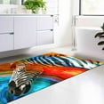 thumbnail image 4 of Zebra Rug, 3D Printed Rugs, Colorful Rugs, Animal Rug, Entry Rug, Home Decor Rugs, Stair Rugs, African Animals Rug, Housewarming Gift Rugs, 5.9'x9.2' - 180x280 cm, 4 of 8