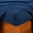 thumbnail image 4 of Home Soft Things Luxury Bed Sheet 4 Piece Set - Navy Blue - King, 4 of 8