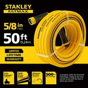 Stanley Fatmax Professional Grade Water Hose, 50 x 5/8, Yellow 500 PSI