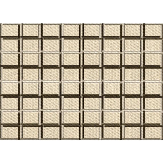 Ahgly Company Machine Washable Indoor Rectangle Transitional Wheat Beige Area Rugs, 8' x 12'