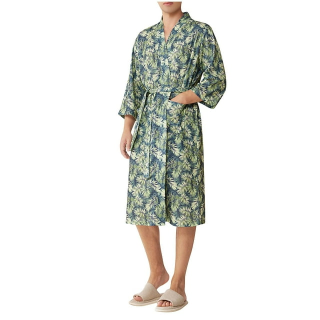 SDNall Robe d'Été pour Femmes Taille Élastique pour Hommes Impression d'Été Décontractée avec Poches Bandage Robes d'Été pour Femmes