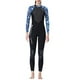 thumbnail image 2 of Divesail Setuits Buceo Traje de buceo Hombre y traje de mujer de manga larga pantalones largos Cuerpo completo Traje de baño Transpirable Deportes Pieles de buceo Mujeres Negro / azul 【M】 Inevent OD003283-12, 2 of 7