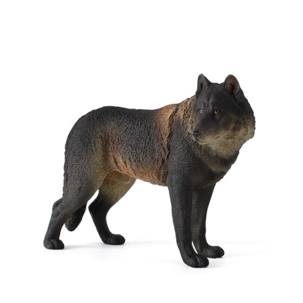 Modelo Animal Juguetes Simulación Bosque Animal Lobo Playset Modelo Juguetes Para Regalo De Fiesta De Cumpleaños Inevent FN008337-02