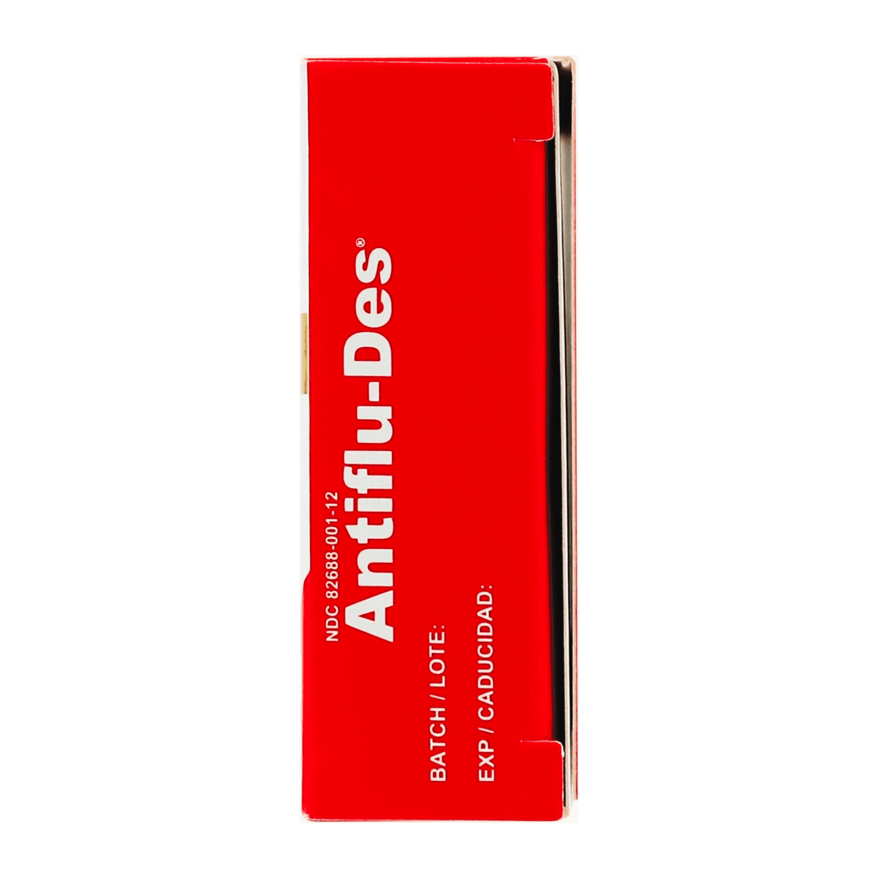 Antiflu-Des Cold and Flu, Symptoms Relief, Fever Reducer, 12 Caps, Box