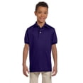 thumbnail image 1 of Jerzees Big Boy's Stain Resistant Tagless Label Polo Shirt, Style 437Y, 1 of 1