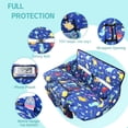 thumbnail image 4 of Shopping Cart Cover for Baby 2-in-31 High Chair Cover with Safety Harness Multifunctional Grey Pattern Cart Covers for Babies Soft Padded Grocery Cart Cover for Baby Boy Girl, 4 of 4